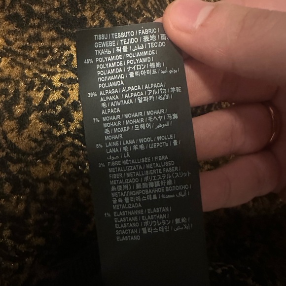 Saint Laurent Leopard Print Jacquard Knit Pullover Sweater 180 XXL 2XL RARE SIZE - Picture 4 of 4